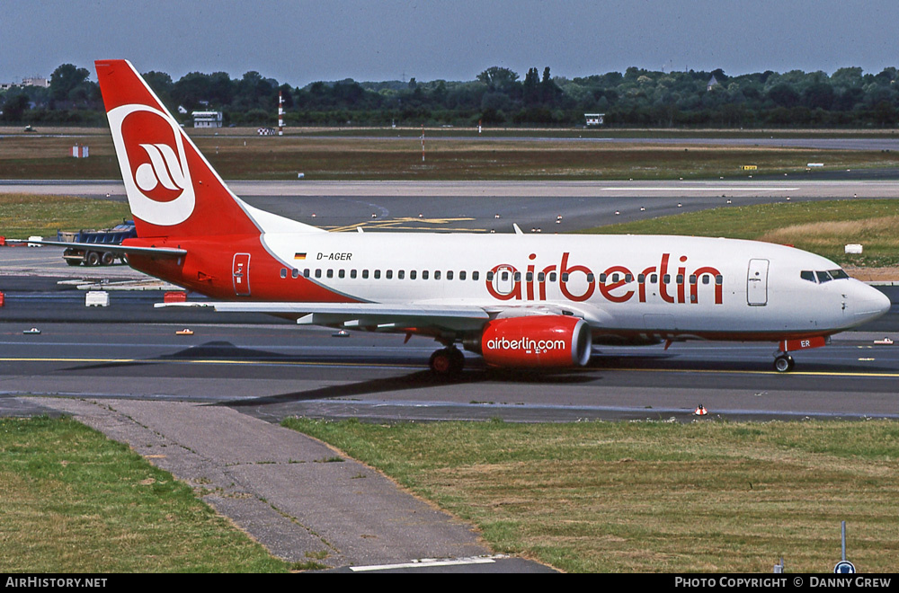 Aircraft Photo of D-AGER | Boeing 737-75B | Air Berlin | AirHistory.net #393907