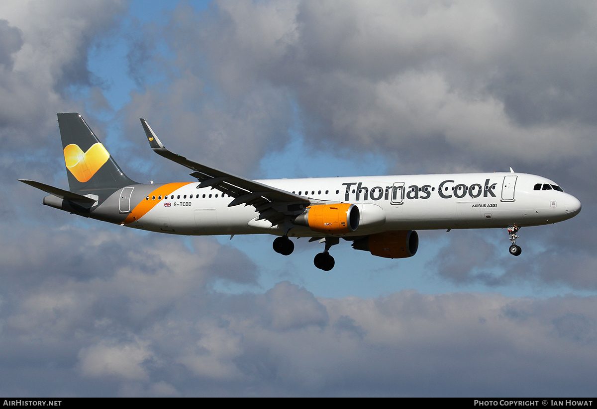 Aircraft Photo of G-TCDD | Airbus A321-211 | Thomas Cook Airlines | AirHistory.net #393936
