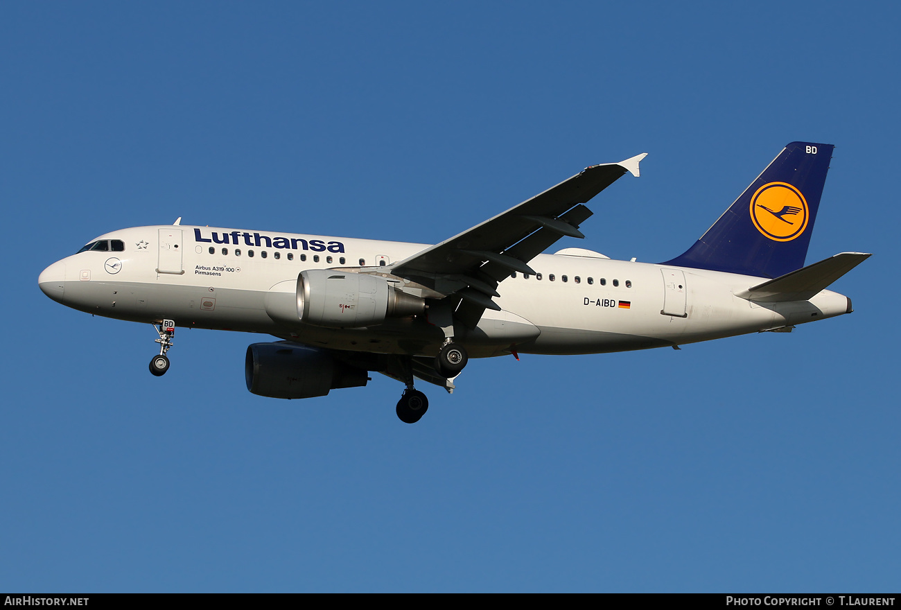 Aircraft Photo of D-AIBD | Airbus A319-112 | Lufthansa | AirHistory.net #393970