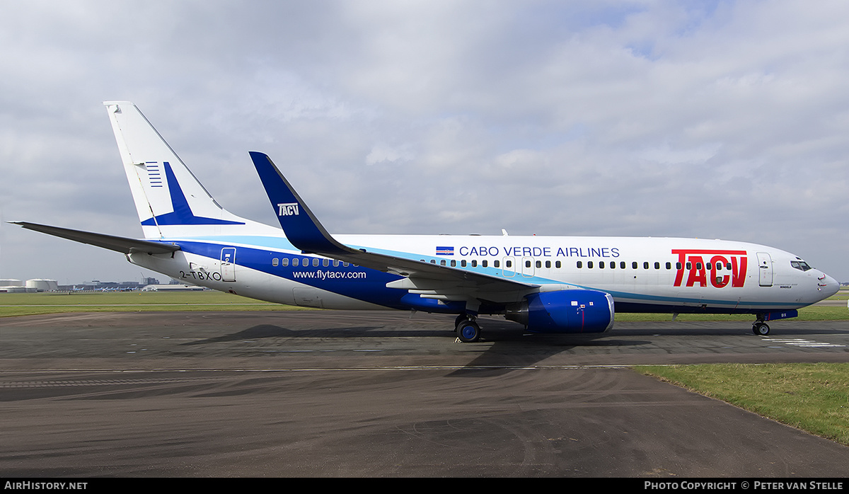 Aircraft Photo of 2-TBXO | Boeing 737-8Q8 | TACV Cabo Verde Airlines | AirHistory.net #393998