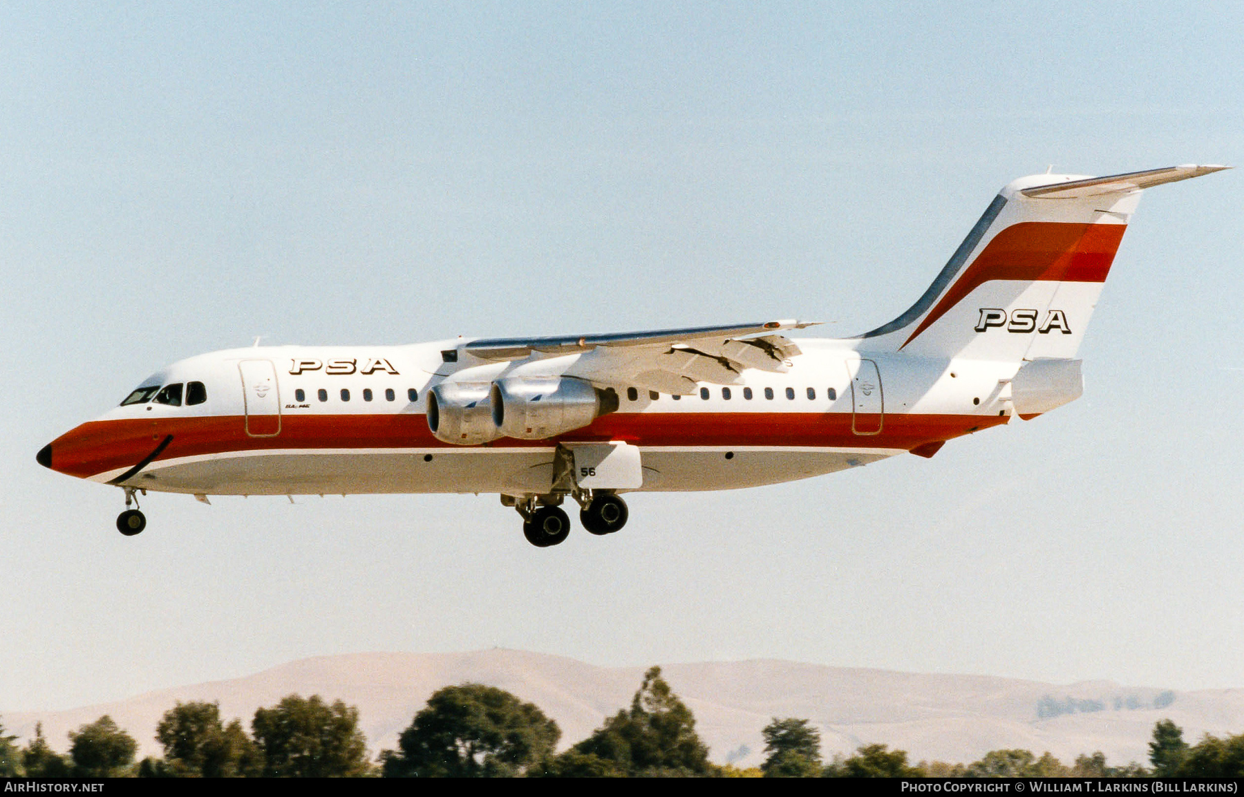 Aircraft Photo of N356PS | British Aerospace BAe-146-200 | PSA - Pacific Southwest Airlines | AirHistory.net #394004