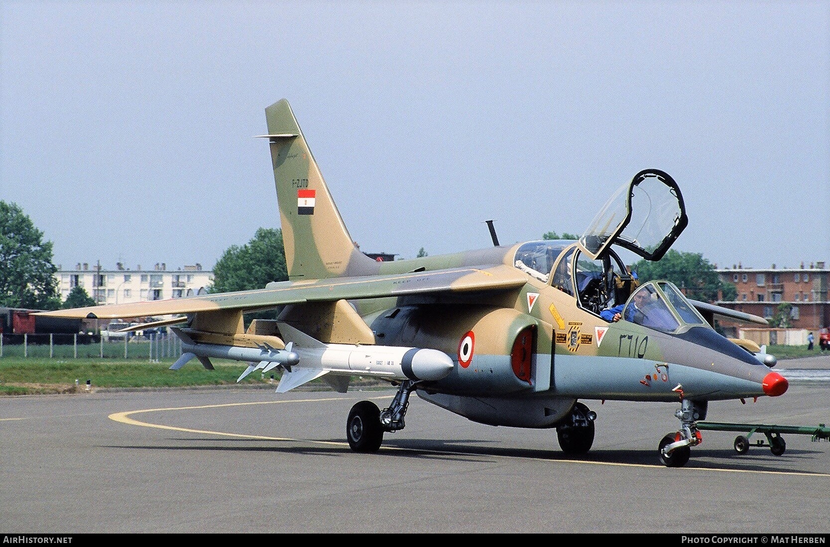 Aircraft Photo of F-ZJTD | Dassault-Dornier Alpha Jet MS1 | Dassault | Egypt - Air Force | AirHistory.net #394043