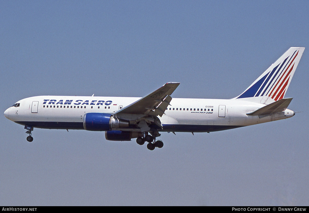 Aircraft Photo of EI-DBW | Boeing 767-201/ER | Transaero Airlines | AirHistory.net #394055