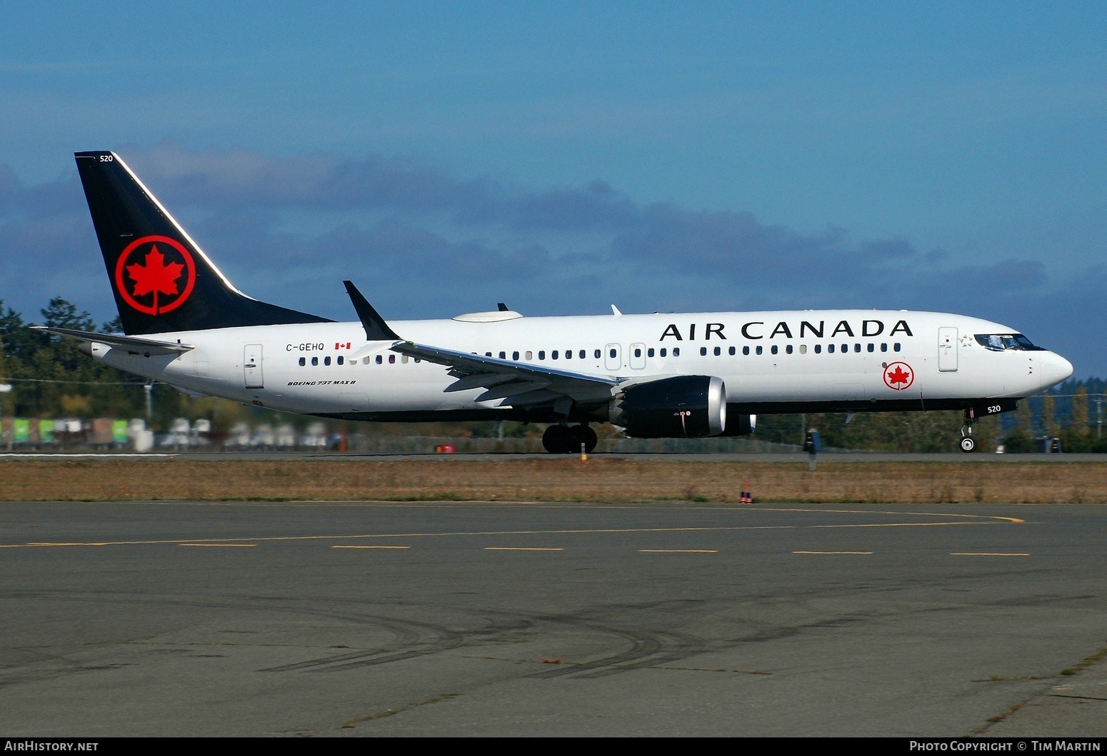 Aircraft Photo of C-GEHQ | Boeing 737-8 Max 8 | Air Canada | AirHistory.net #394064