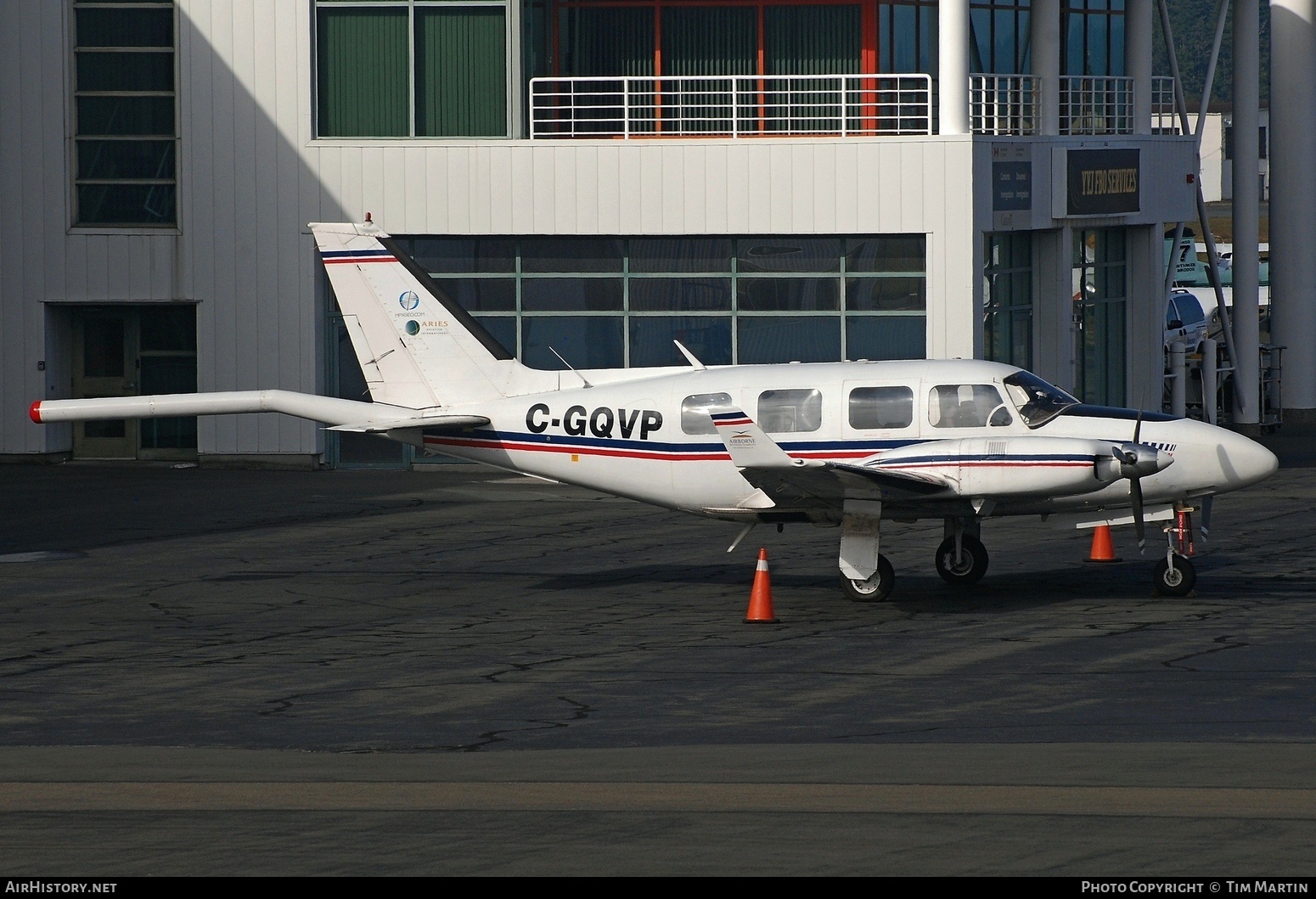 Aircraft Photo of C-GQVP | Piper PA-31/Colemill Panther Navajo | Airbourne Petroleum Geophysics | AirHistory.net #394065