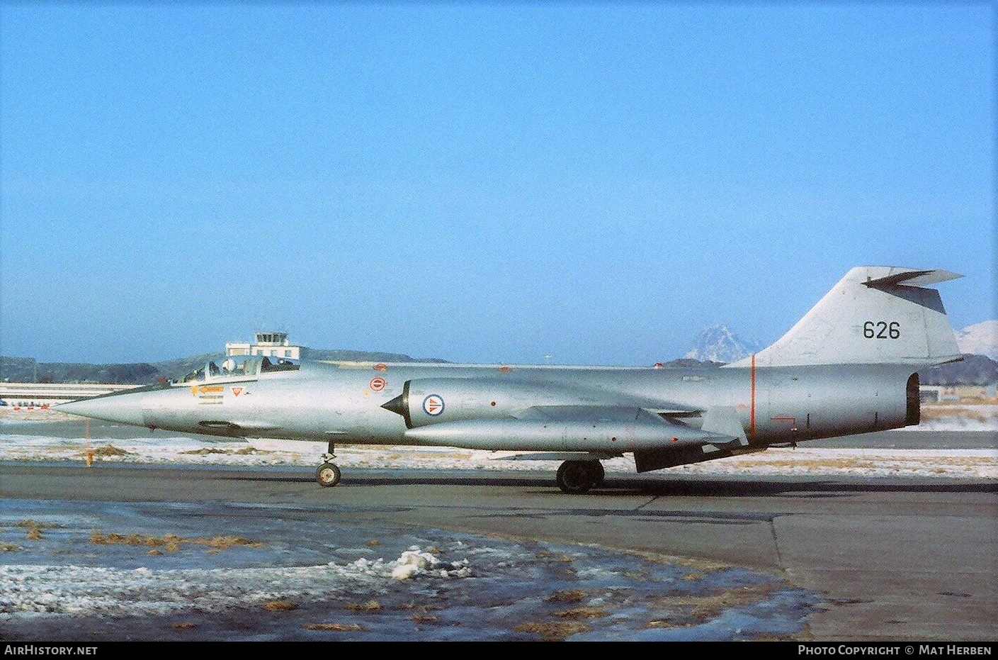 Aircraft Photo of 626 | Lockheed F-104G Starfighter | Norway - Air Force | AirHistory.net #394067