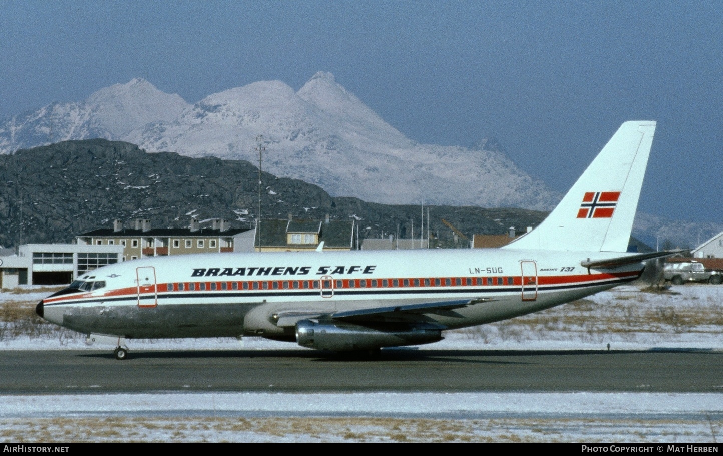 Aircraft Photo of LN-SUG | Boeing 737-205 | Braathens SAFE | AirHistory.net #394090