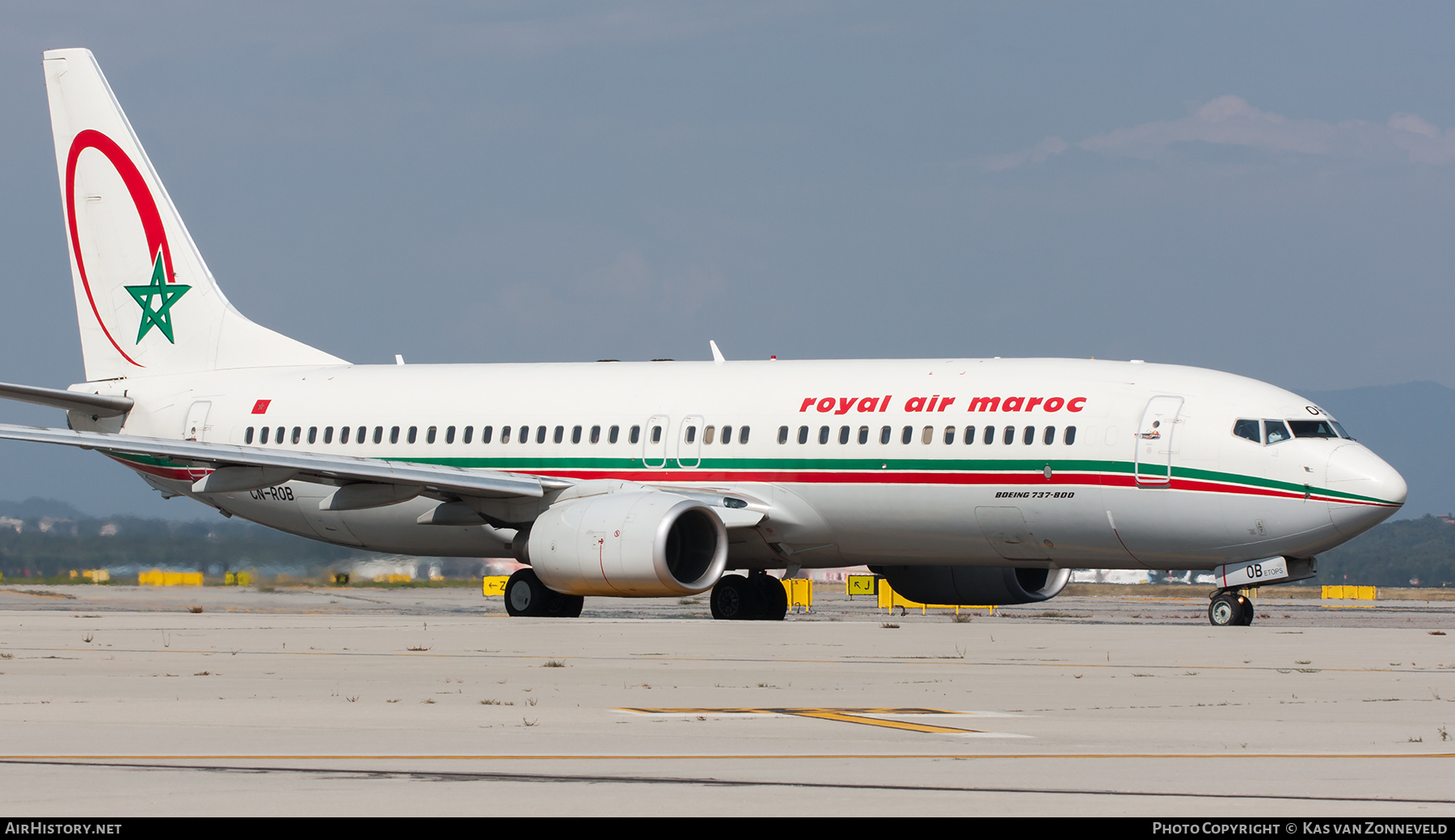 Aircraft Photo of CN-ROB | Boeing 737-8B6 | Royal Air Maroc - RAM | AirHistory.net #394103