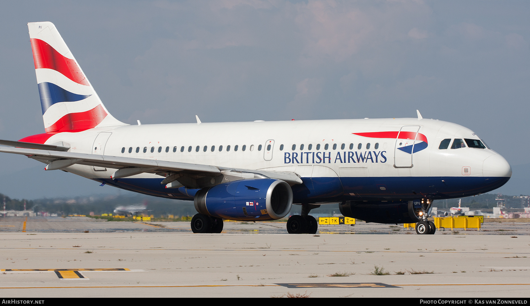 Aircraft Photo of G-EUPV | Airbus A319-131 | British Airways | AirHistory.net #394116