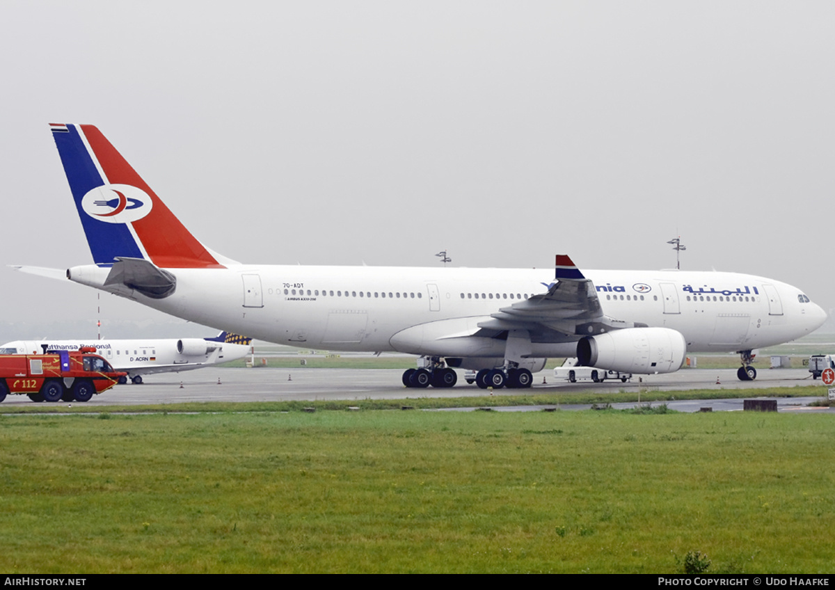 Aircraft Photo of 7O-ADT | Airbus A330-243 | Yemenia - Yemen Airways | AirHistory.net #394149