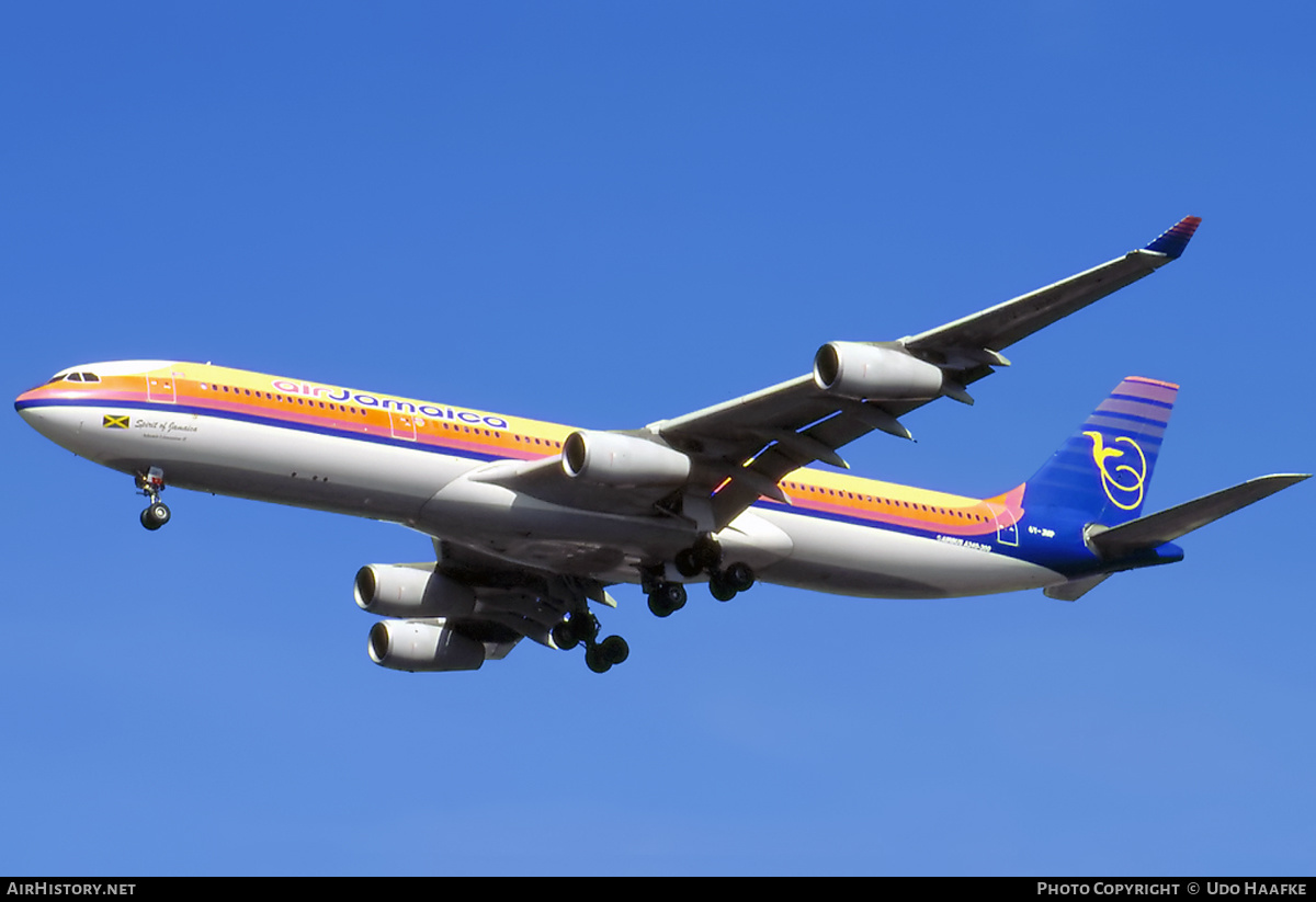 Aircraft Photo of 6Y-JMP | Airbus A340-313 | Air Jamaica | AirHistory.net #394150