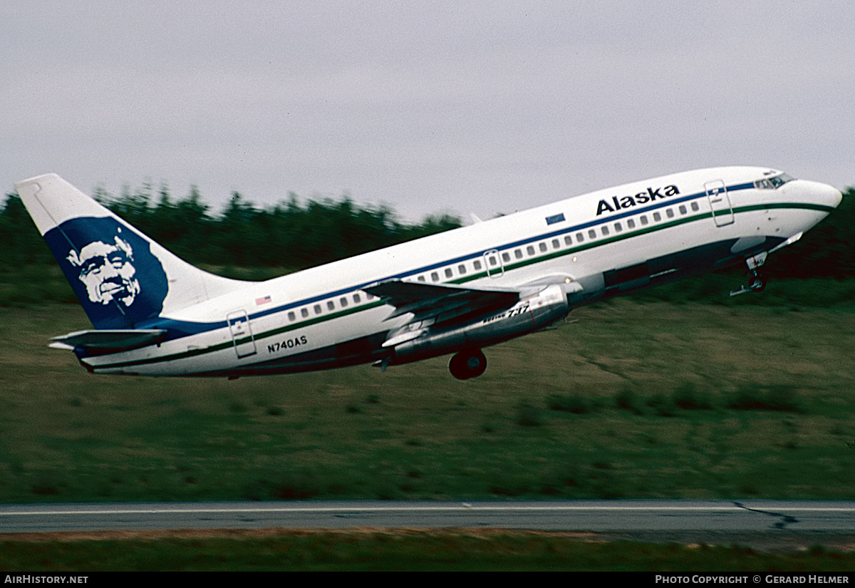 Aircraft Photo of N740AS | Boeing 737-290C/Adv | Alaska Airlines | AirHistory.net #394174