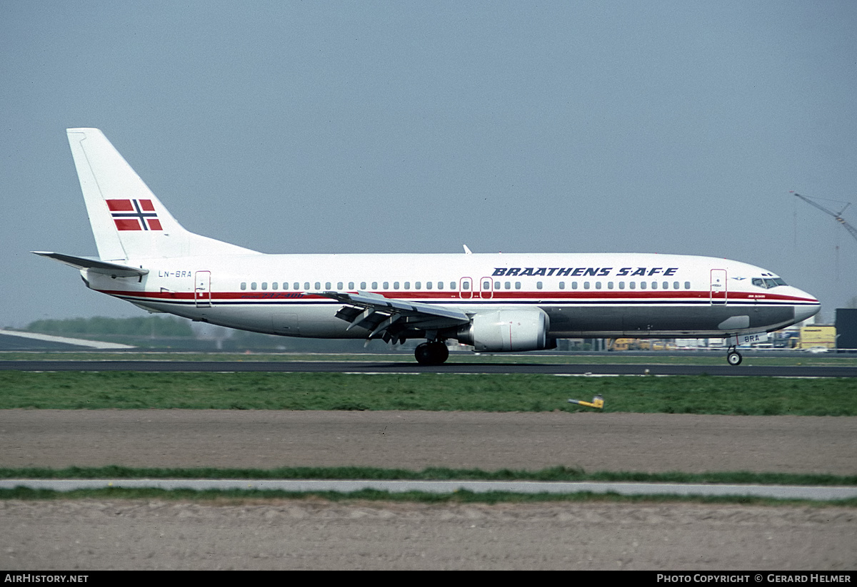 Aircraft Photo of LN-BRA | Boeing 737-405 | Braathens SAFE | AirHistory.net #394181