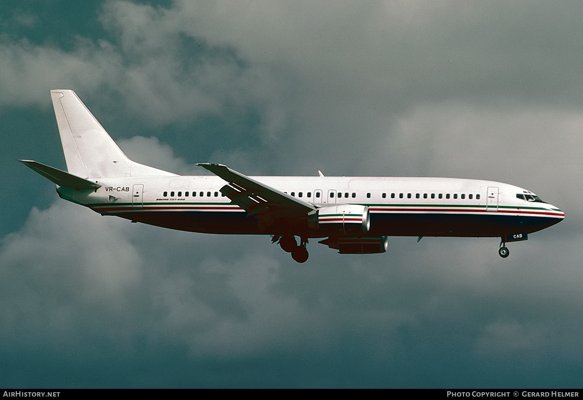 Aircraft Photo of VR-CAB | Boeing 737-4Y0 | AirHistory.net #394194