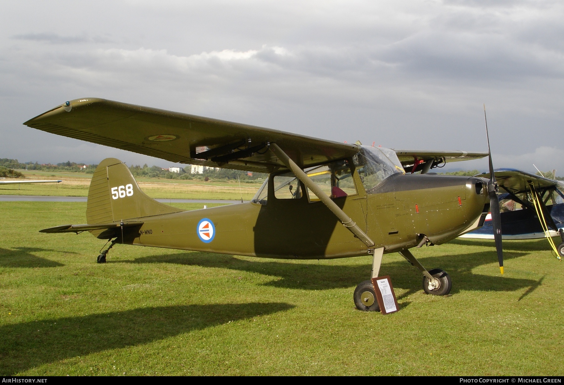 Aircraft Photo of LN-WNO / 568 | Cessna O-1E Bird Dog (305C/L-19E) | Norway - Air Force | AirHistory.net #394219