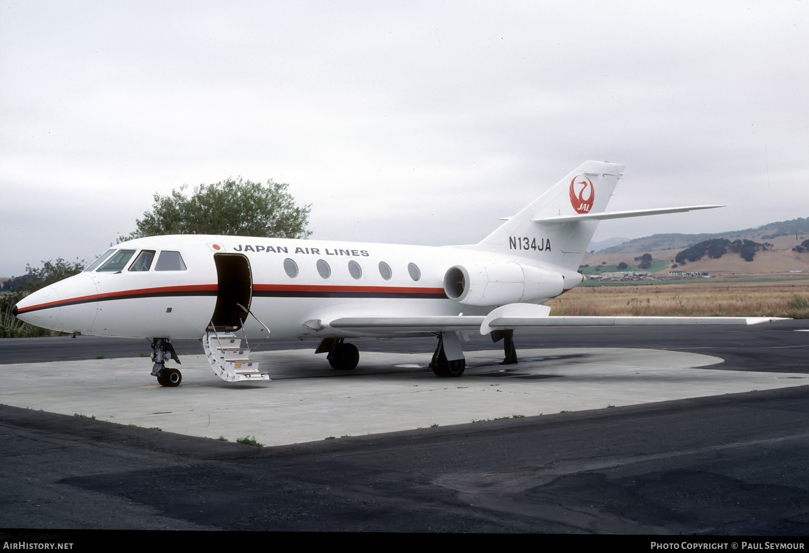 Aircraft Photo of N134JA | Dassault Falcon 20F | Japan Air Lines - JAL | AirHistory.net #394226