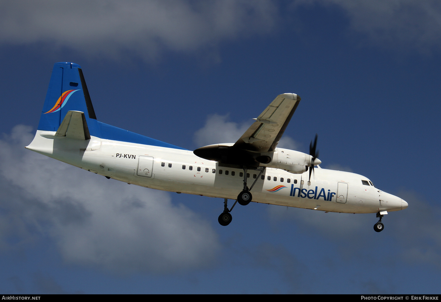 Aircraft Photo of PJ-KVN | Fokker 50 | Insel Air | AirHistory.net #394261