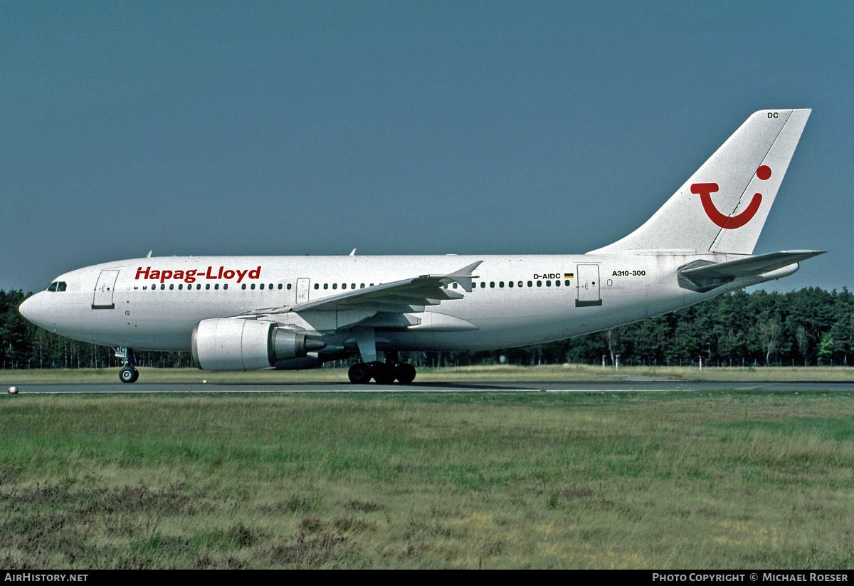 Aircraft Photo of D-AIDC | Airbus A310-304 | Hapag-Lloyd | AirHistory.net #394275