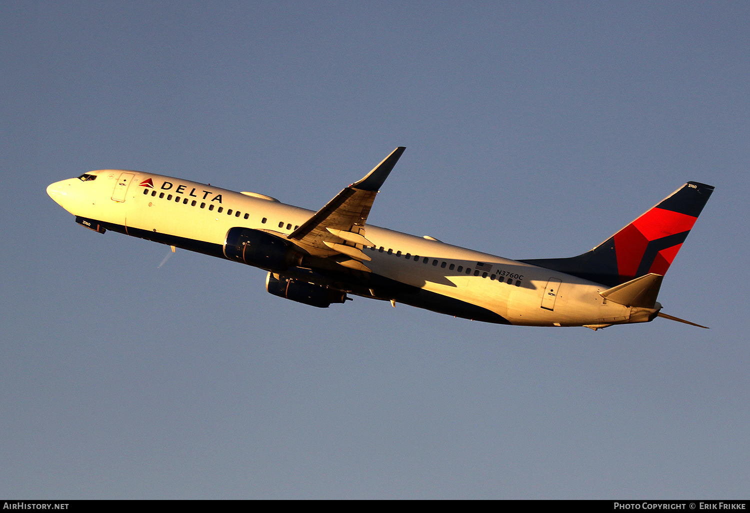 Aircraft Photo of N3760C | Boeing 737-832 | Delta Air Lines | AirHistory.net #394288