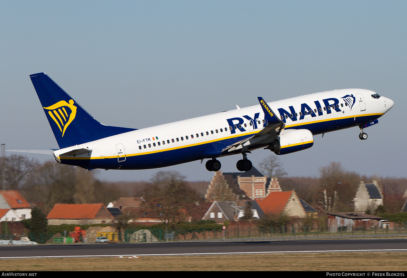 Aircraft Photo of EI-FTM | Boeing 737-800 | Ryanair | AirHistory.net #394344