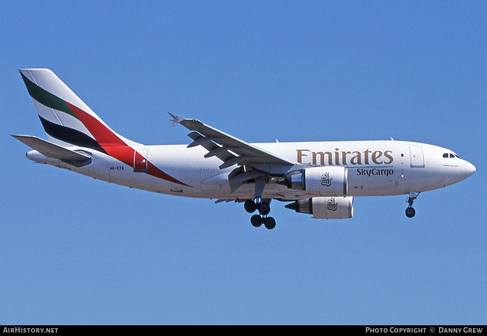 Aircraft Photo of A6-EFA | Airbus A310-308/F | Emirates SkyCargo | AirHistory.net #394366