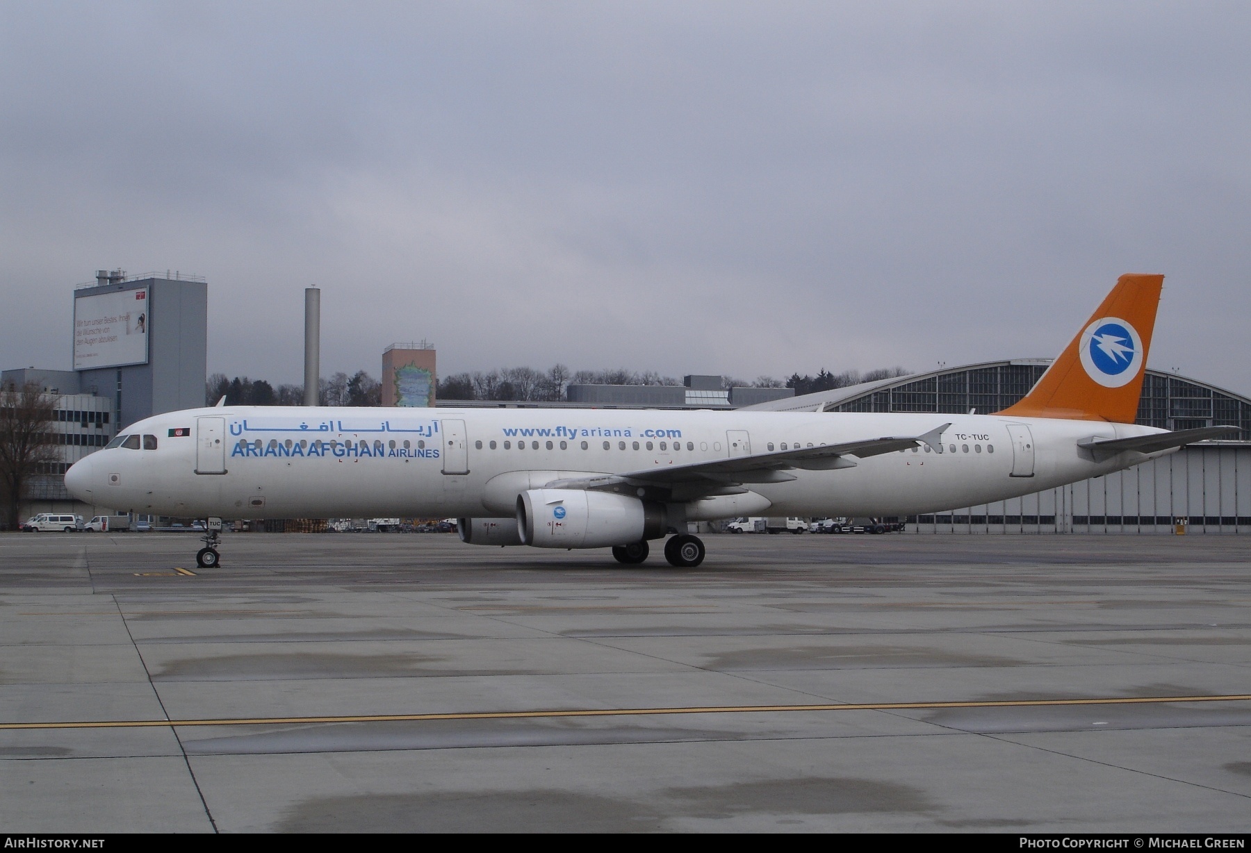 Aircraft Photo of TC-TUC | Airbus A321-131 | Ariana Afghan Airlines | AirHistory.net #394369