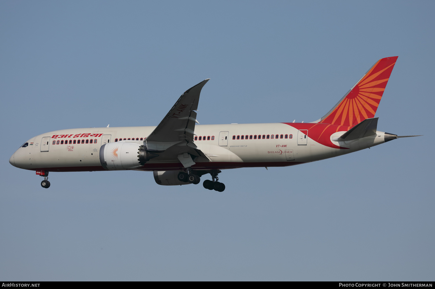 Aircraft Photo of VT-ANK | Boeing 787-8 Dreamliner | Air India | AirHistory.net #394449