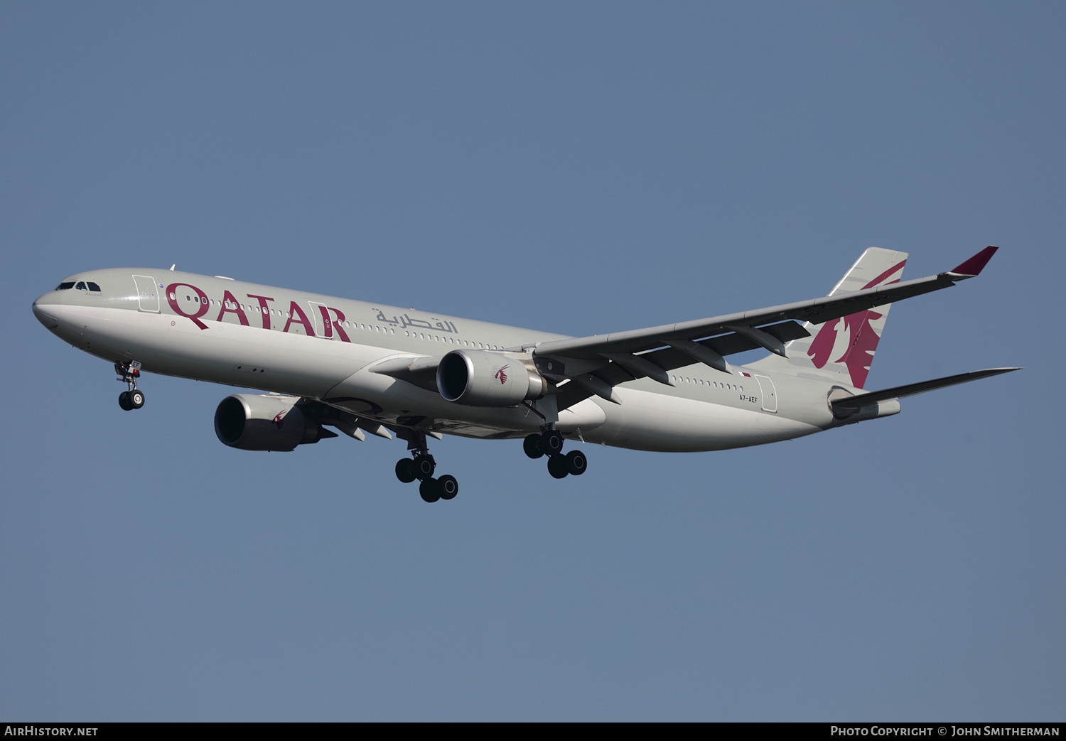 Aircraft Photo of A7-AEF | Airbus A330-302 | Qatar Airways | AirHistory.net #394454