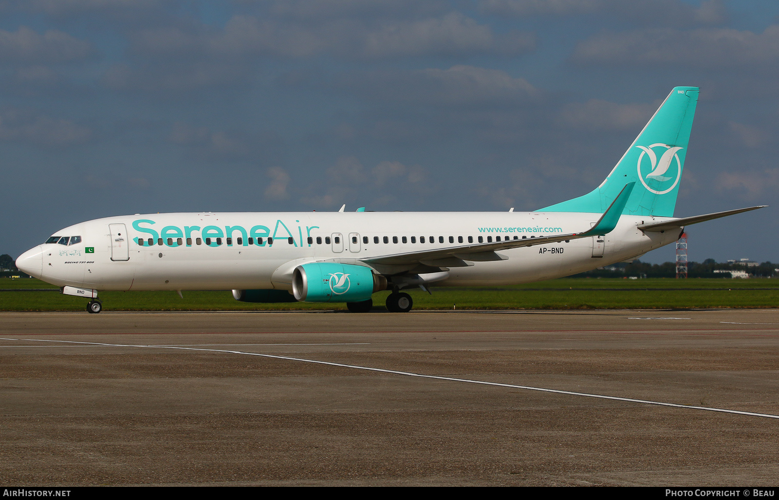 Aircraft Photo of AP-BND | Boeing 737-8GJ | Serene Air | AirHistory.net #394473