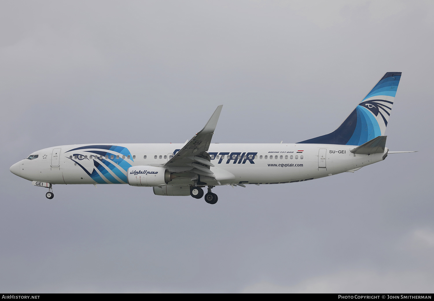 Aircraft Photo of SU-GEN | Boeing 737-800 | EgyptAir | AirHistory.net #394474
