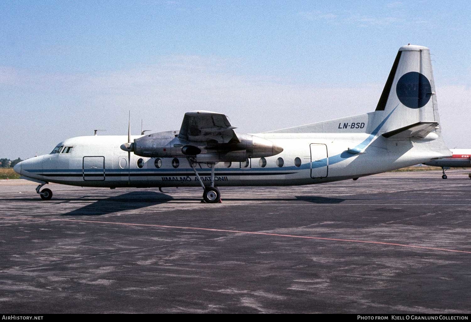 Aircraft Photo of LN-BSD | Fairchild F-27A | Malmö Aviation | AirHistory.net #394478