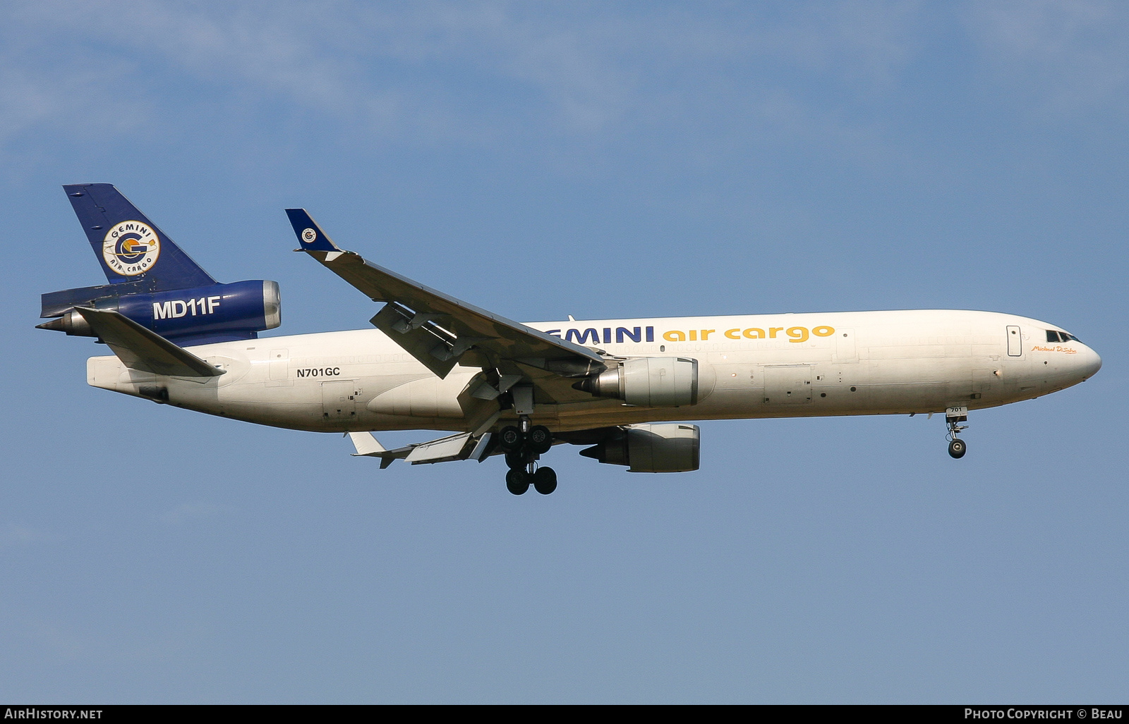 Aircraft Photo of N701GC | McDonnell Douglas MD-11/F | Gemini Air Cargo | AirHistory.net #394482