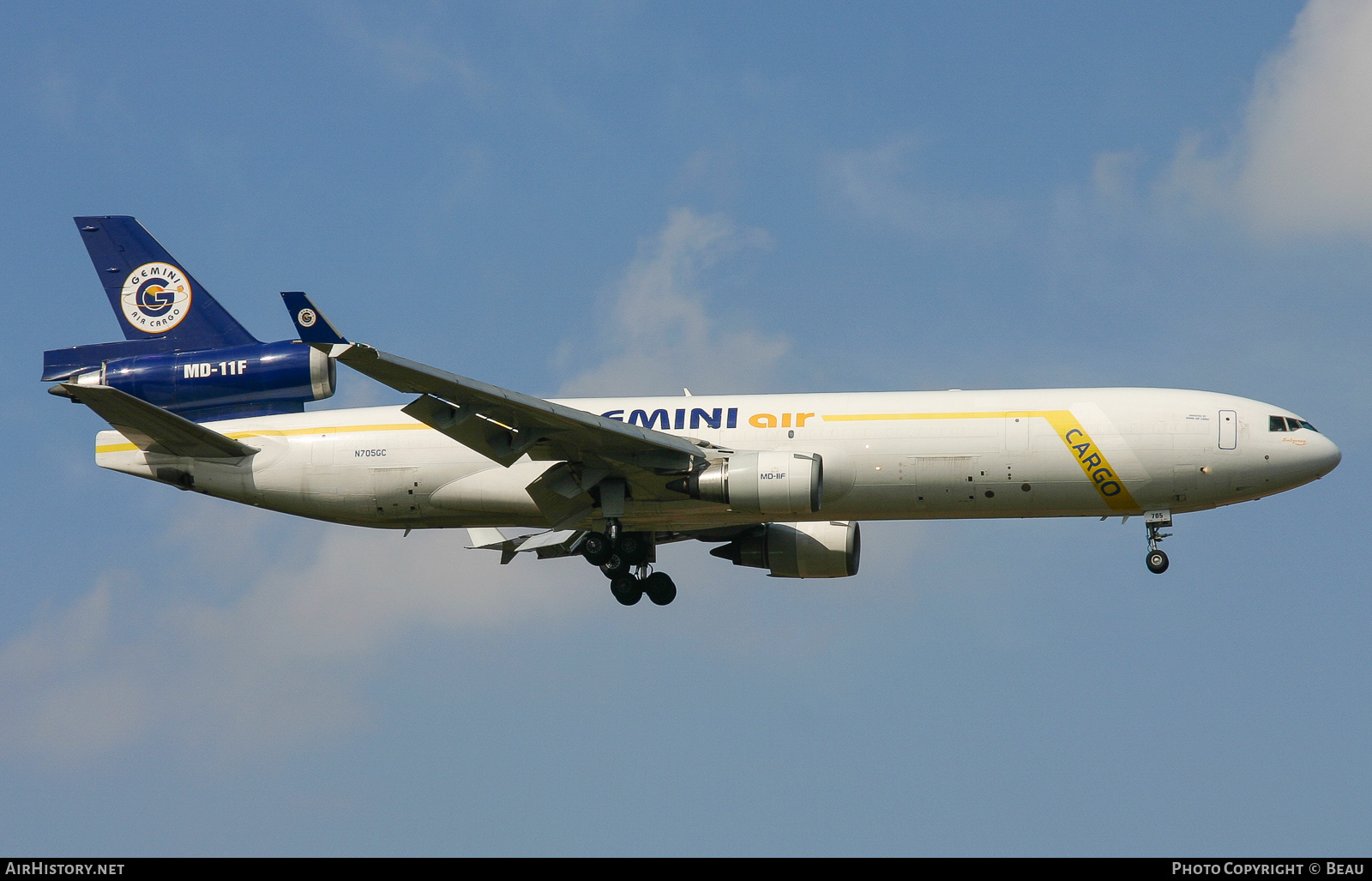 Aircraft Photo of N705GC | McDonnell Douglas MD-11/F | Gemini Air Cargo | AirHistory.net #394486