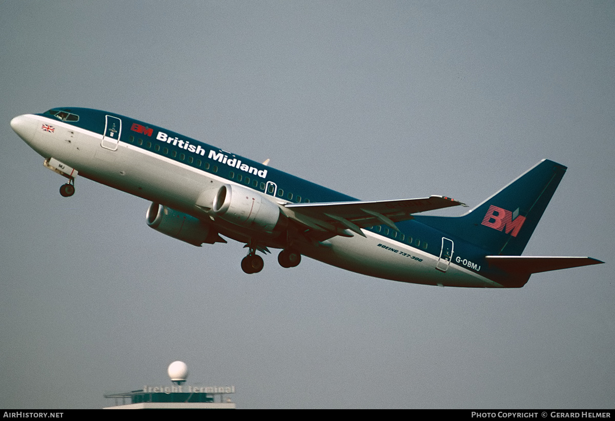 Aircraft Photo of G-OBMJ | Boeing 737-33A | British Midland Airways - BMA | AirHistory.net #394490