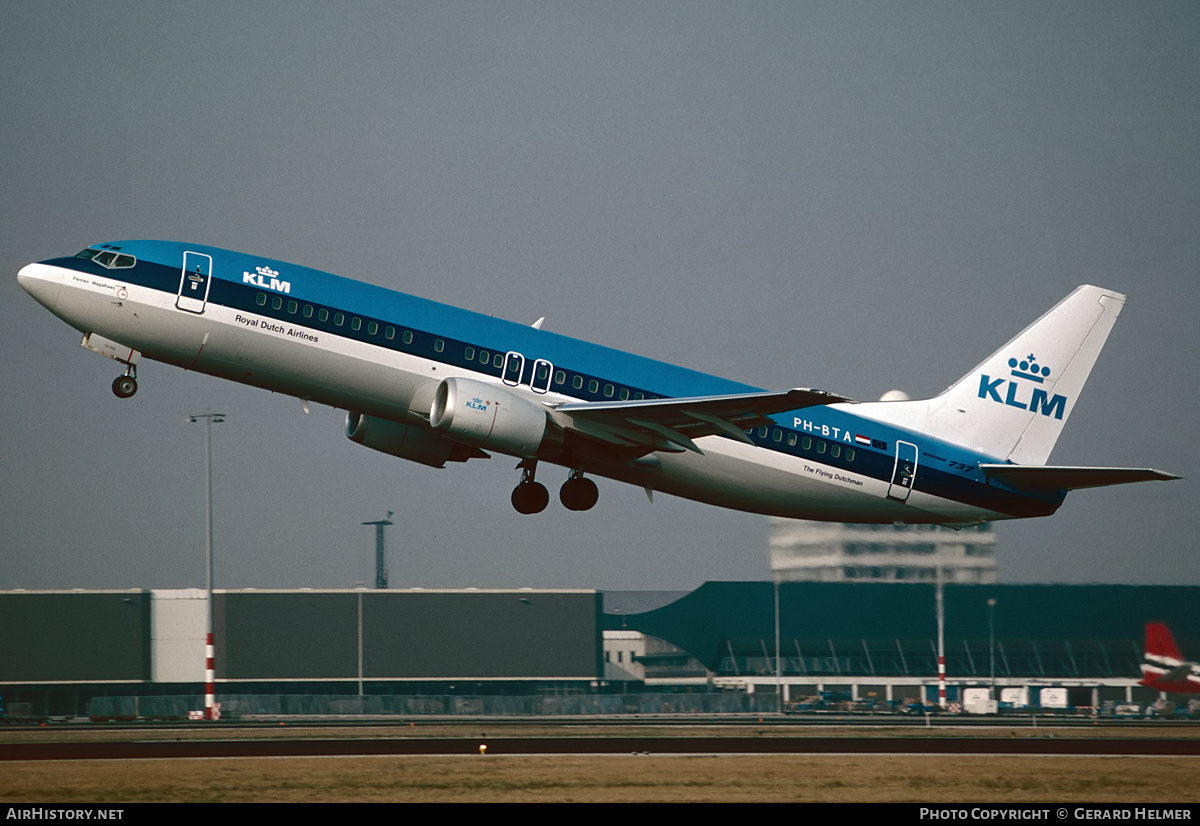 Aircraft Photo of PH-BTA | Boeing 737-406 | KLM - Royal Dutch Airlines | AirHistory.net #394495