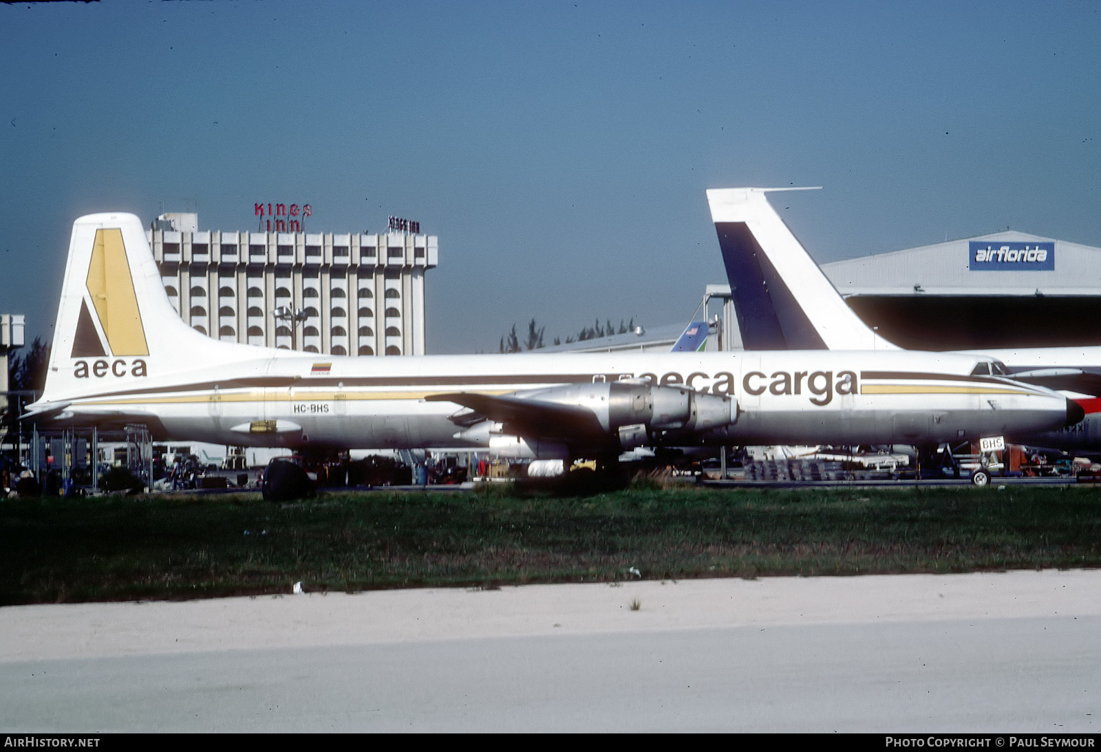 Aircraft Photo of HC-BHS | Canadair CL-44D4-1 | AECA Carga - Aeroservicios Ecuatorianos | AirHistory.net #394511