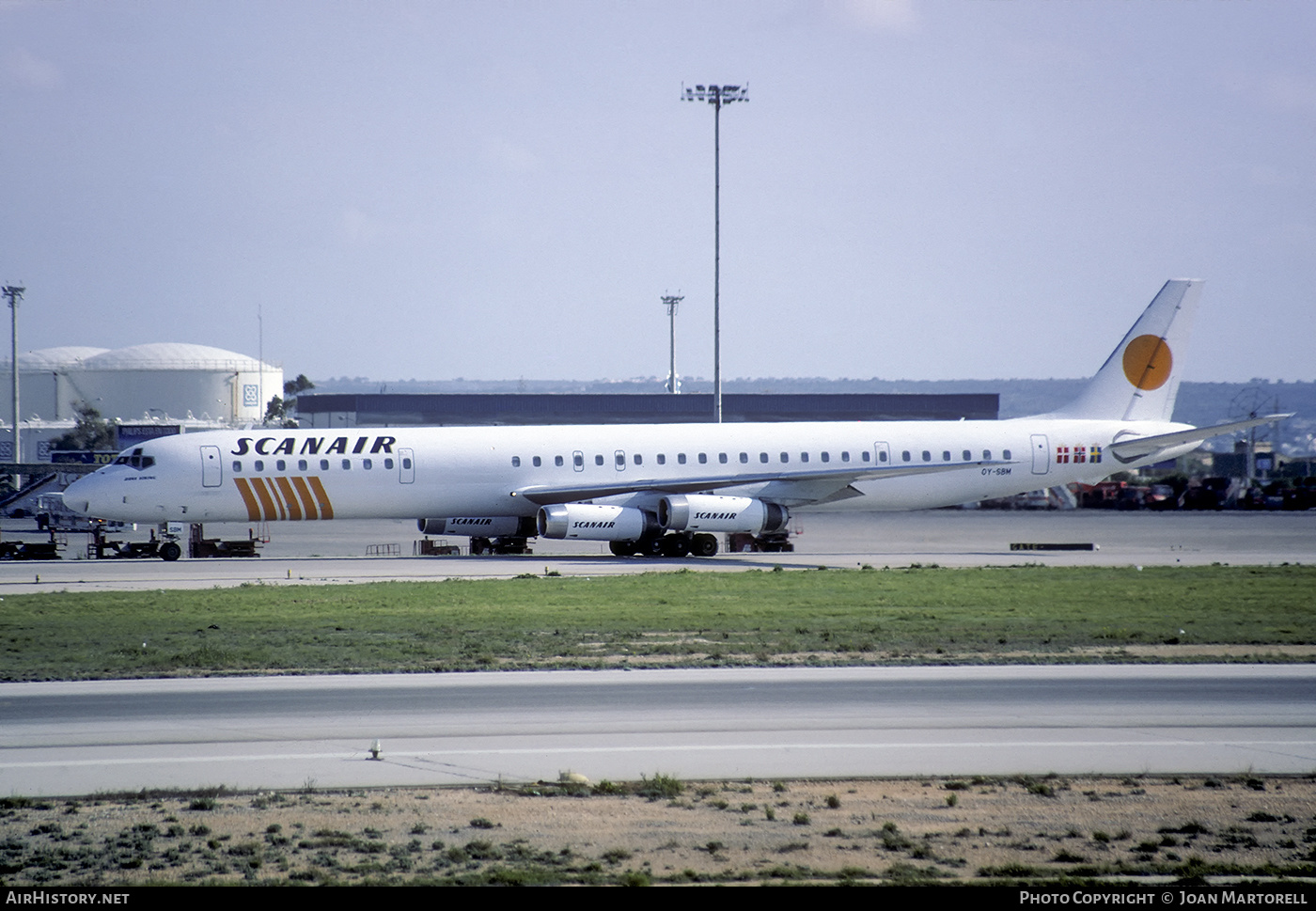 Aircraft Photo of OY-SBM | McDonnell Douglas DC-8-63 | Scanair | AirHistory.net #394517