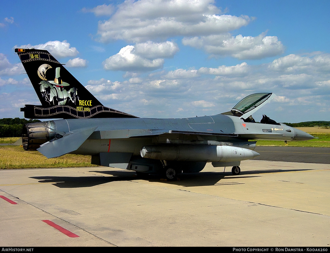 Aircraft Photo of FA-112 | General Dynamics F-16A Fighting Falcon | Belgium - Air Force | AirHistory.net #394543