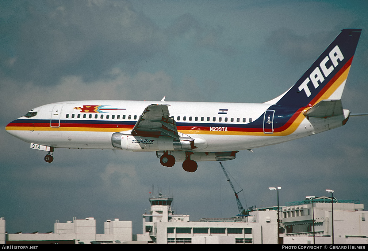 Aircraft Photo of N239TA | Boeing 737-25A/Adv | TACA - Transportes Aéreos Centro Americanos | AirHistory.net #394550