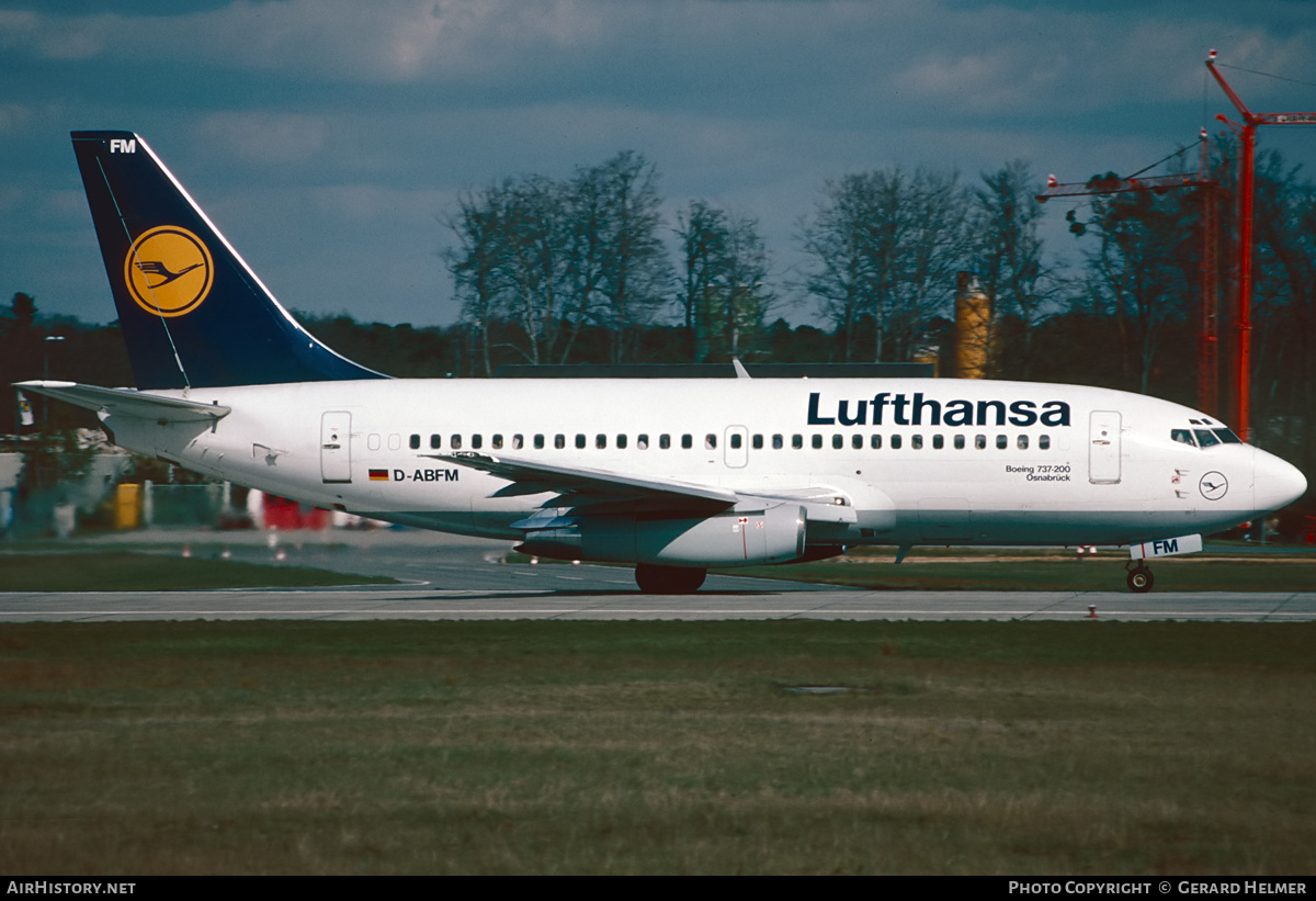 Aircraft Photo of D-ABFM | Boeing 737-230/Adv | Lufthansa | AirHistory.net #394555