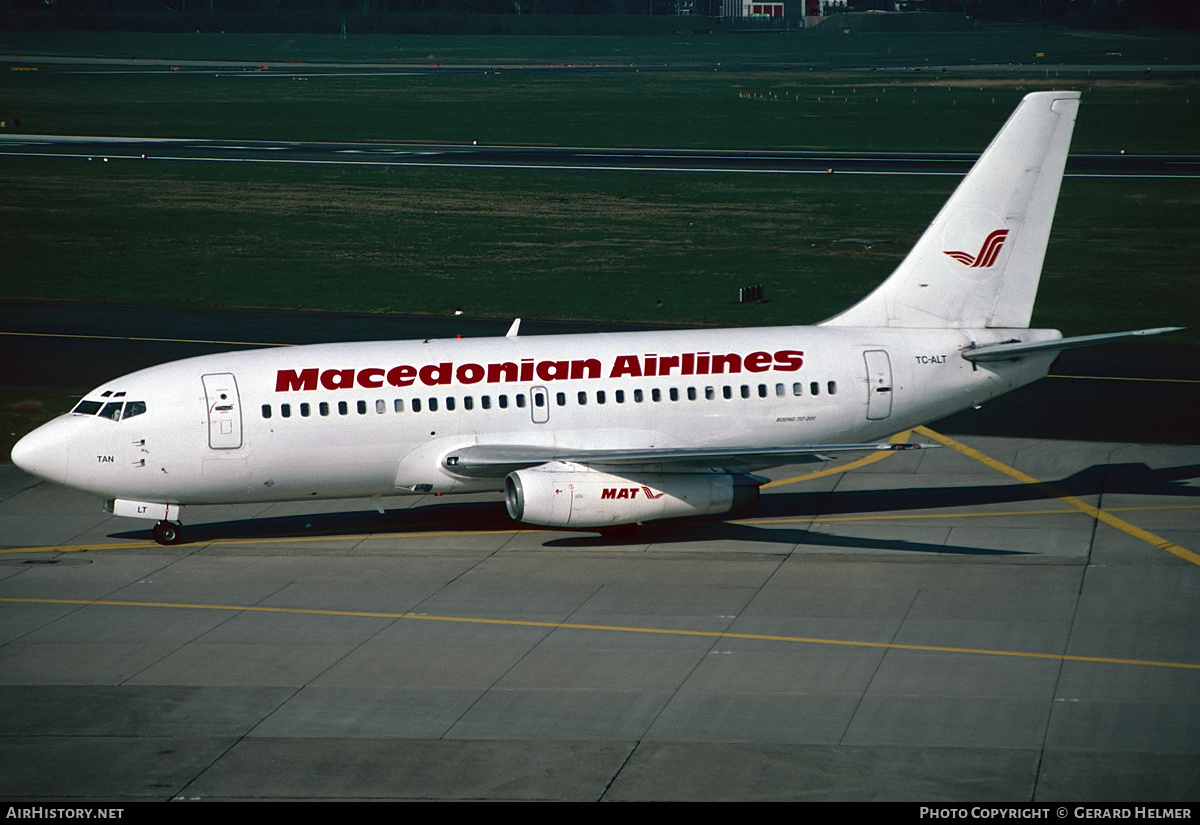 Aircraft Photo of TC-ALT | Boeing 737-248 | MAT - Macedonian Airlines | AirHistory.net #394565