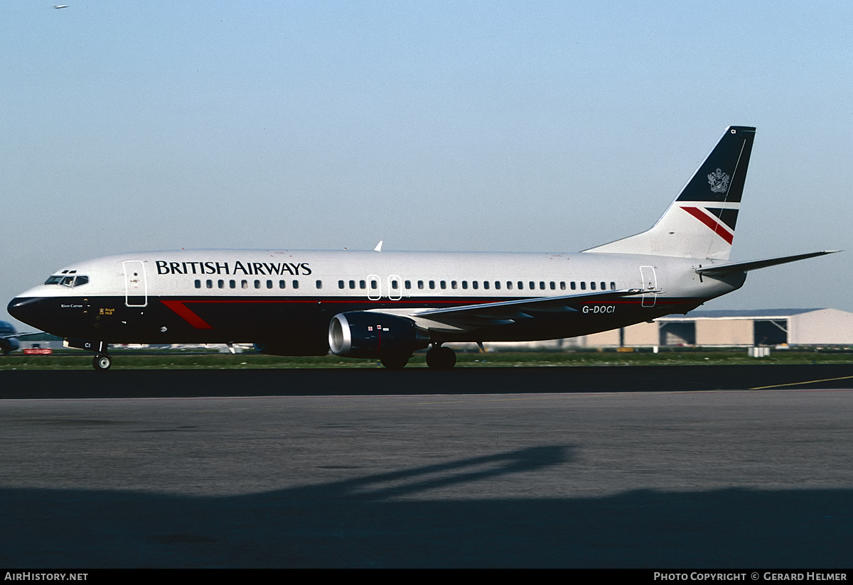 Aircraft Photo of G-DOCI | Boeing 737-436 | British Airways | AirHistory.net #394568