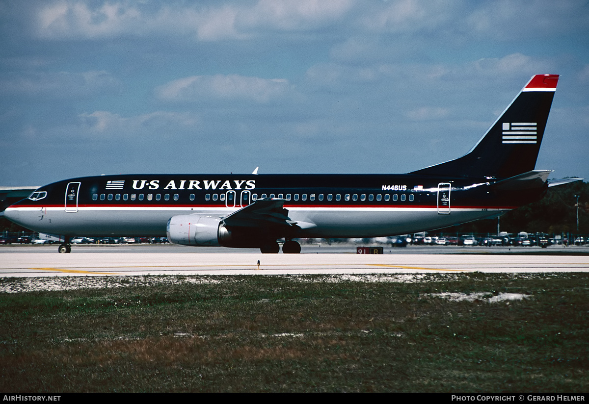 Aircraft Photo of N446US | Boeing 737-4B7 | US Airways | AirHistory.net #394593