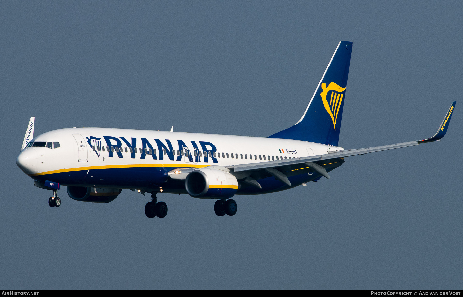 Aircraft Photo of EI-DHT | Boeing 737-8AS | Ryanair | AirHistory.net #394610