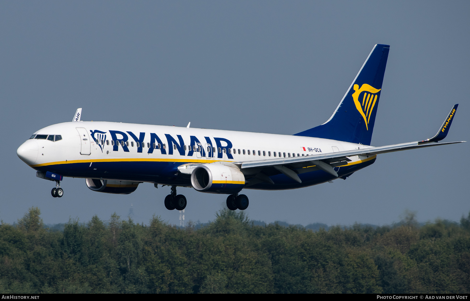 Aircraft Photo of 9H-QCA | Boeing 737-8AS | Ryanair | AirHistory.net #394618