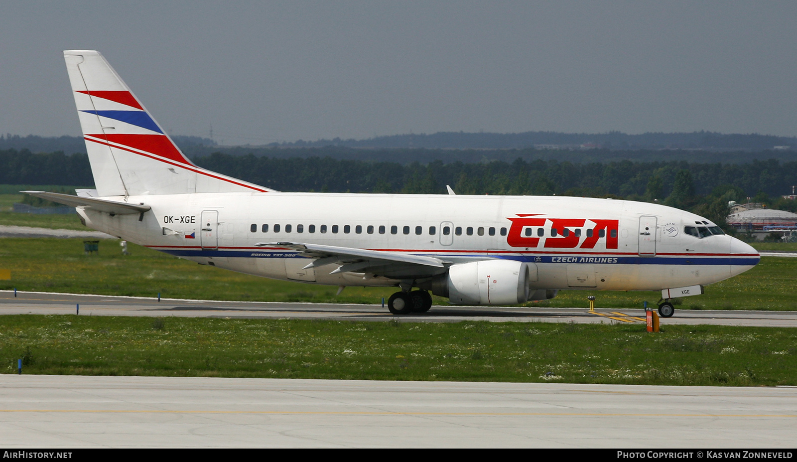 Aircraft Photo of OK-XGE | Boeing 737-55S | ČSA - Czech Airlines | AirHistory.net #394646