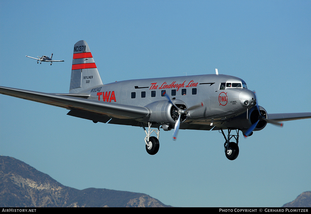 Aircraft Photo of N1934D / NC13711 | Douglas DC-2-118B | TWA - Transcontinental and Western Air | AirHistory.net #394666