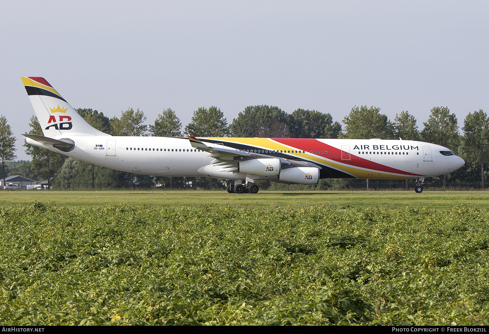 Aircraft Photo of OO-ABB | Airbus A340-313E | Air Belgium | AirHistory.net #394685