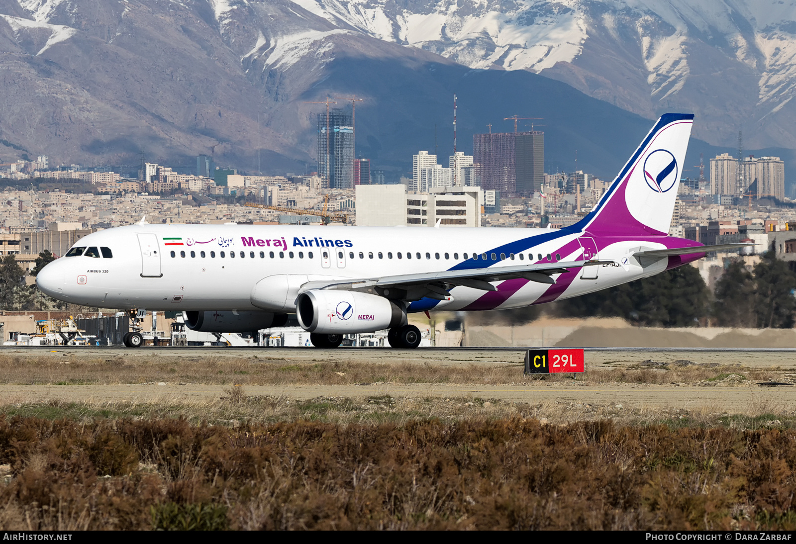 Aircraft Photo of EP-AJI | Airbus A320-232 | Meraj Airlines | AirHistory.net #394686