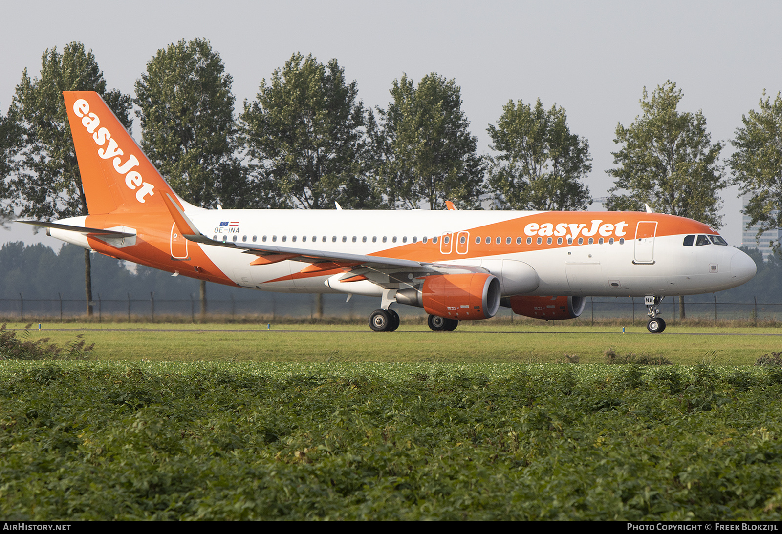 Aircraft Photo of OE-INA | Airbus A320-214 | EasyJet | AirHistory.net #394693